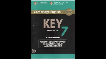 KET 7 | LISTENING TEST  #1