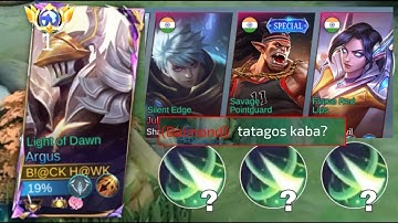 WHEN ARGUS ABUSE THIS UNLIMITED PASSIVE BUILD IN SOLO HIGH RANK !! ( LIGHT OF DAWN ARGUS VS META ) 