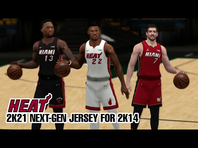 NBA 2K14 Miami Heat Jersey Pack V2 