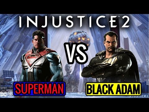 INJUSTICE 2 - SUPERMAN VS BLACK ADAM ONLINE!