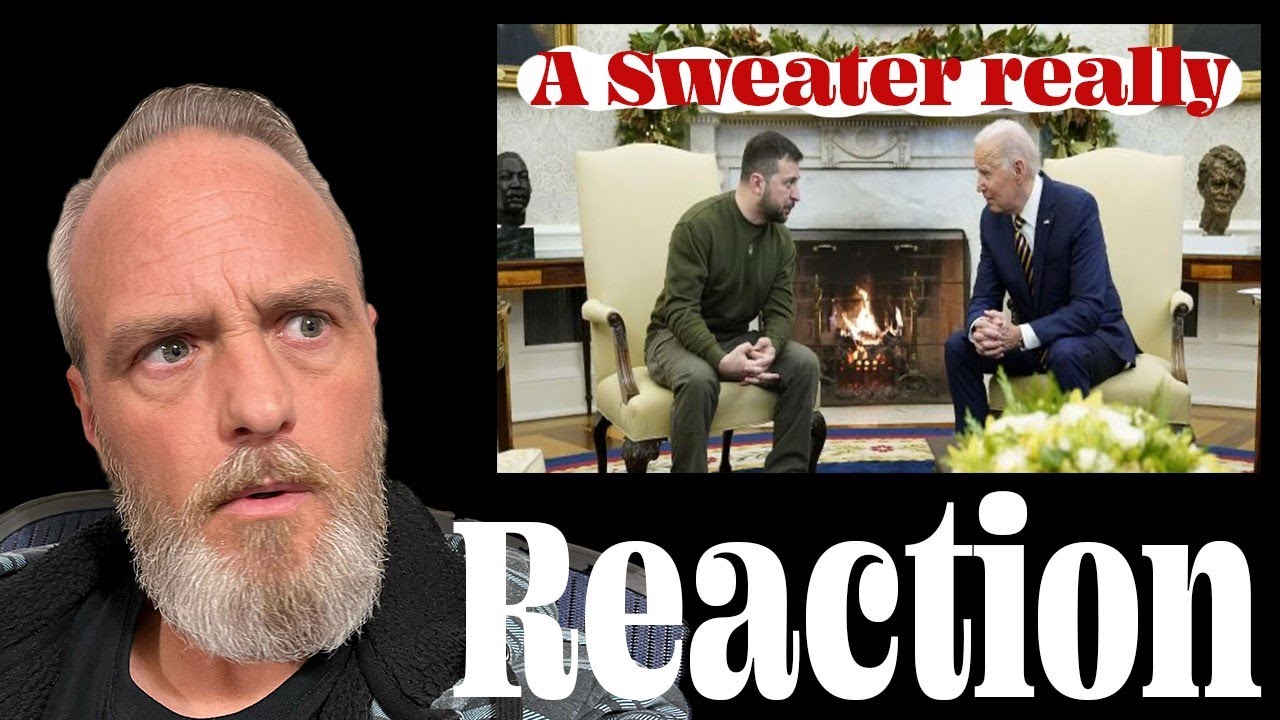 Zelensky's Sweater Message with Biden Reaction YouTube