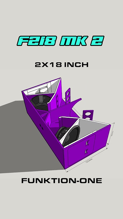 F218 Mk2 Funktion-One 2x18 Inch #boxspeaker #subwoofer #soundsystem