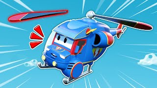 Pass auf! Super Helikopter verliert seine Rotorblätter | Notfallfahrzeuge für Kinder| Auto Reparatur