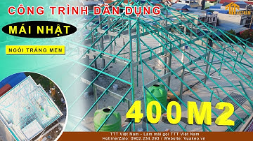 Hành trình làm đẹp 63 tỉnh thành | TTT Việt Nam thi công 400m2 mái Nhật tại Hưng Yên