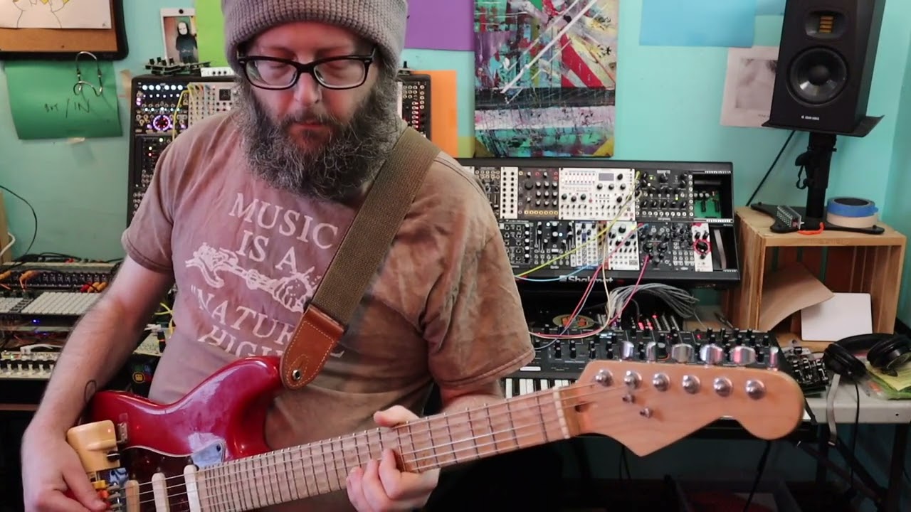 Microtonal / Just Intonation Guitar & Modular Synth Improvisation (Magneto, Cornflakes, Gizmotron)