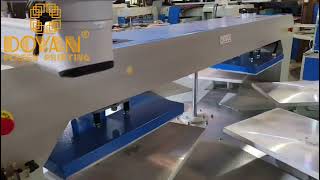 Fully Auto 6 Station Double-Head Heat Press Machine.