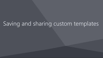 How to save and use your own custom templates | Office Timeline