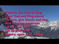 Rejoice, the Lord is King [with lyrics for congregations]