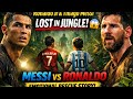 Ronaldo Jr & Thiago Messi LOST in Jungle 😱 | Messi vs Ronaldo Emotional Rescue Story!