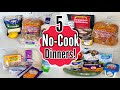 5 EASIEST No-Cook Dinners | The BEST Summer Meals! | Julia Pacheco Recipes image