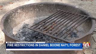 Fire Restrictions In Daniel Boone Nat'l Forest