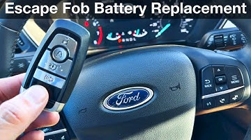 2020 - 2022 Ford Escape How to Replace key Fob Battery