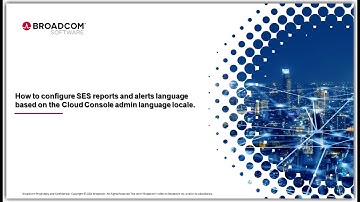 How to configure the language for SES reports and alerts