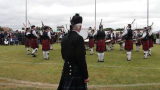 Auckland and Districts Pipe Band at the NZ National Championships - Timaru 2013 - Medley