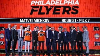 Matvei Michkov goes to Flyers with seventh overall pick in 2023 NHL Draft