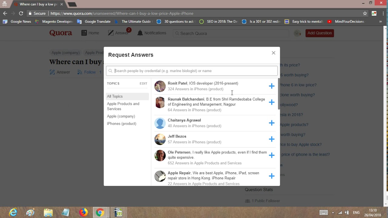 How do you post a question on Quora? YouTube