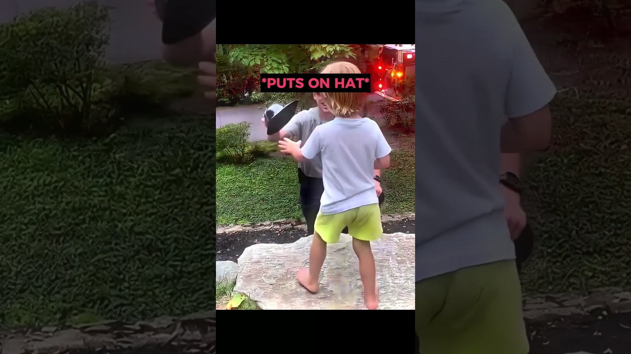 This fireman just made his whole day ❤️