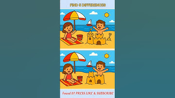 Find 5 differences #puzzle #shortvideo #reels #shorts #trending #findthedifference #game #reel