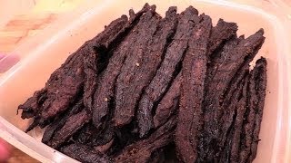 Beef Jerky on the Weber Smokey Mountain