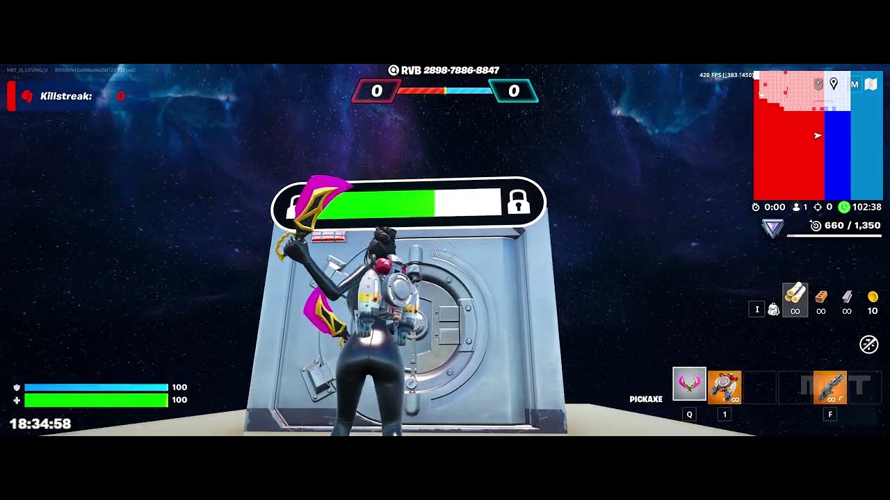 [🚨 SECRET VAULT 🚨] FORTNITE CRAZY RED VS BLUE 🔴🔵 RVB MAP CODE: 2898 ...