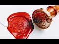 The Best Wax Seal Stamp Boxed Set on Etsy - unboxing and 1st use!