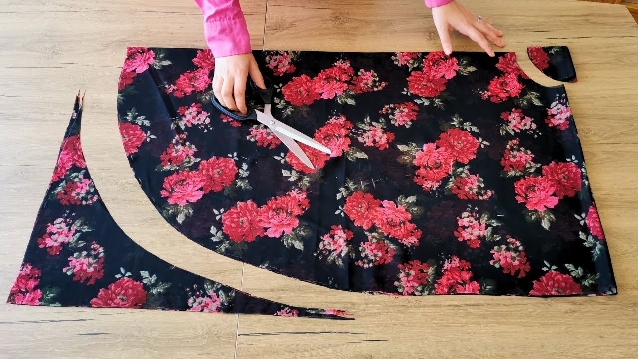 Это единственное, что я надену этим летом... Я сшила платье из 1,7 метра ткани 🙈