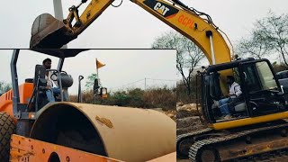 17 May 2024 excavator work hmm roller working daily vlogs video @RahulABSvlogs