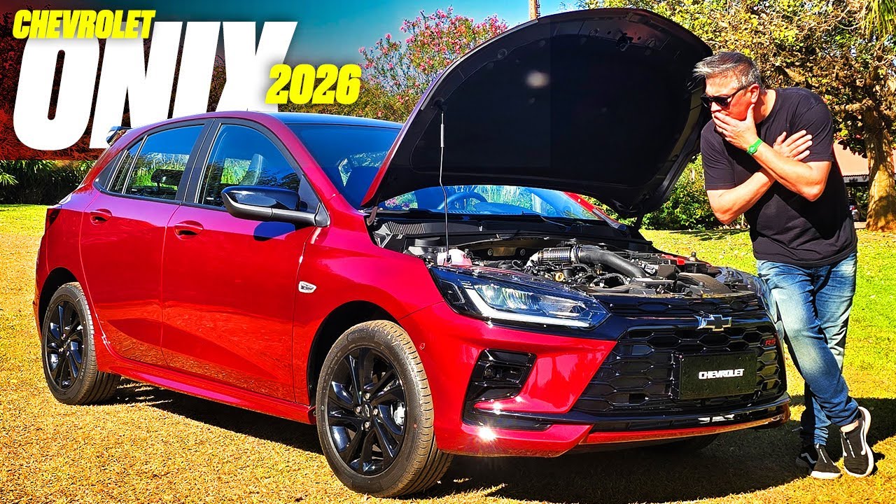 Novo Chevrolet Onix 2026 - QUAL O PREÇO? ARRUMARAM A CORREIA? BEBE MENOS? ELE EVOLUIU? SAIBA TUDO!