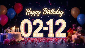 Chúc Mừng Sinh Nhật Ngày 02 Tháng 12 🎂 | Happy Birthday 02/12 Rộn Ràng