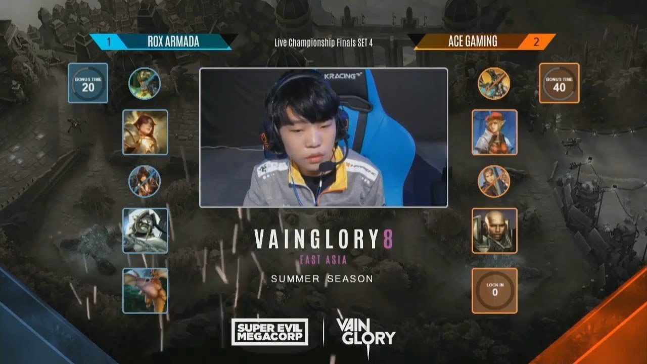 ACE Gaming vs ROX Armada Game 4 Final | Vainglory 8 EA Summer Championship 2017