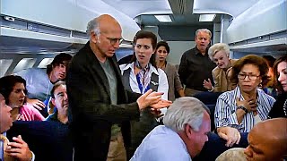 Larry David Curb Your Enthusiasm TV Comedy - Funny Airplane Scene