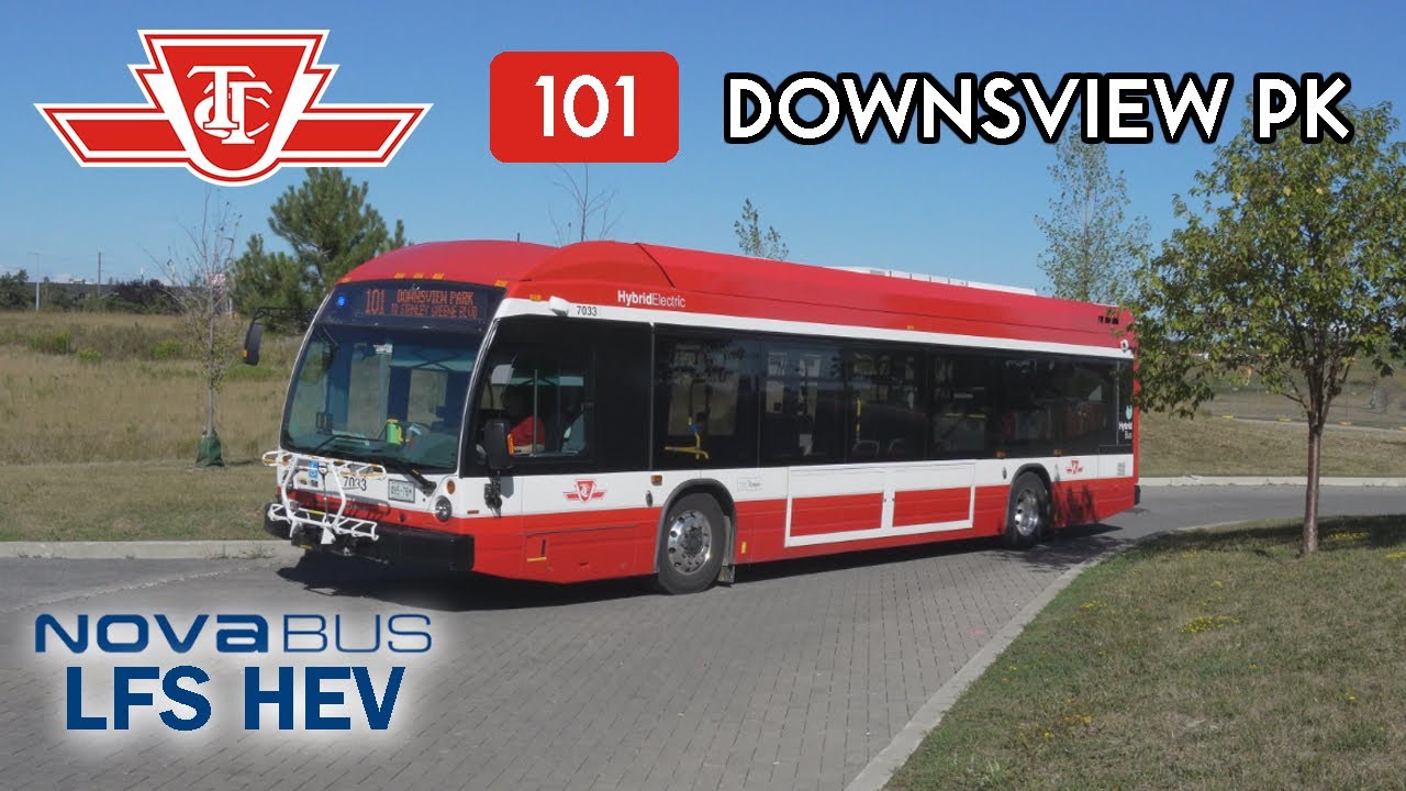 TTC Nova Bus LFS HEV 7033 Bus Ride