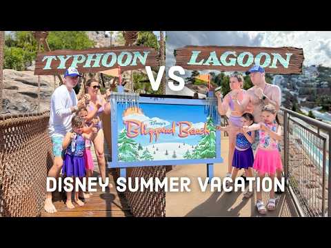 DISNEY SUMMER Day 1: Best Disney Waterpark?! Typhoon Lagoon VS Blizzard Beach