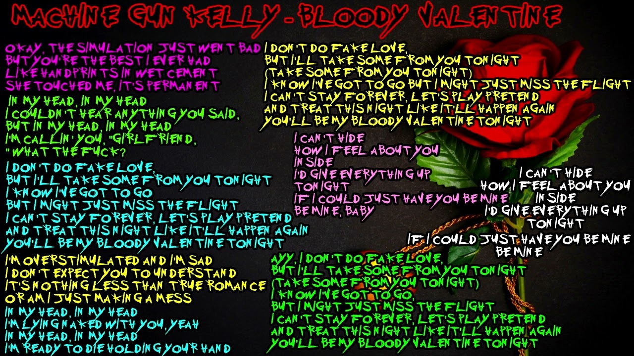 Machine Gun Kelly - bloody valentine 10 hours extended - YouTube