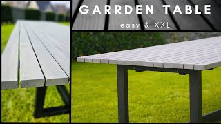 Gartentisch XXL selber bauen/Garden Table DIY/ Gartentisch/Tisch aus Holz/Garten ideen