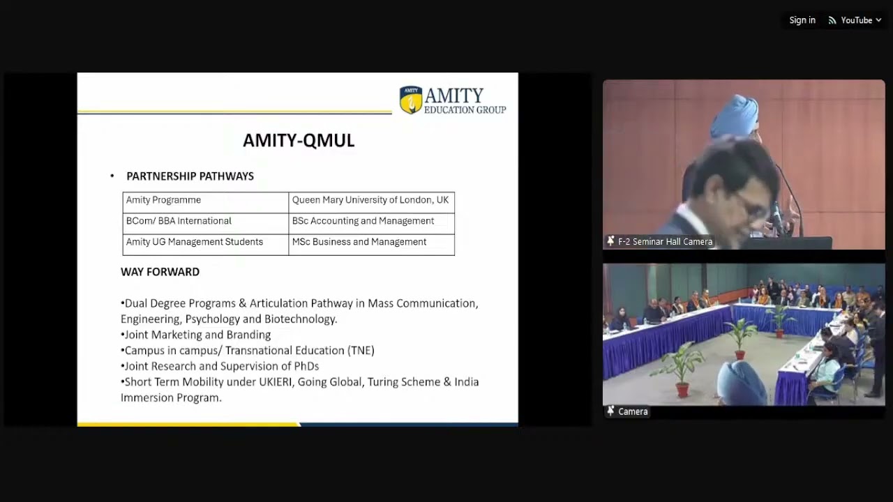 VISIT OF IMPORTANT HIGH LEVEL DELEGATIONS FROM QUEEN MARY UNIVERSITY OF LONDON | 31st Jan 2025