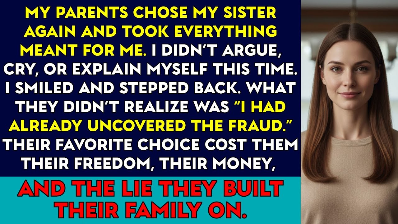 My Parents Chose My Sister Again, I Smiled And Stopped Explaining