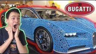 Meet the Driveable LEGO Bugatti Chiron Car!!! Life-Size