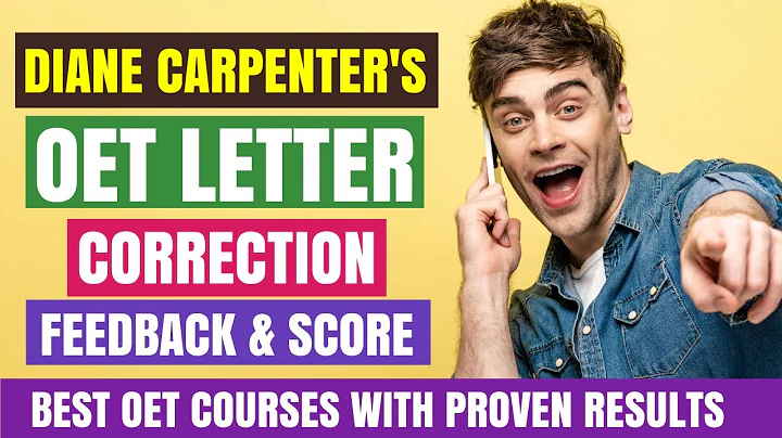 View Diane Carpenter's Breathtaking OET Letter Cor...