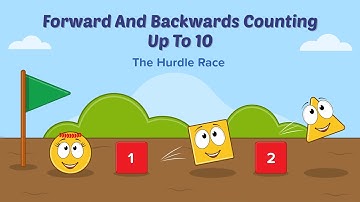 Math Video : Forward And Backwards Counting Up To 10 | The Hurdle Race | Kids Stories | Homeschool