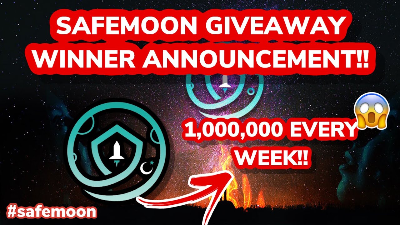 🚀🌕 SAFEMOON GIVEAWAY WINNER ANNOUNCEMENT! WANT A CHANCE TO WIN 1,000,000 SAFEMOON EVERY WEEK?!!  🚀🌕