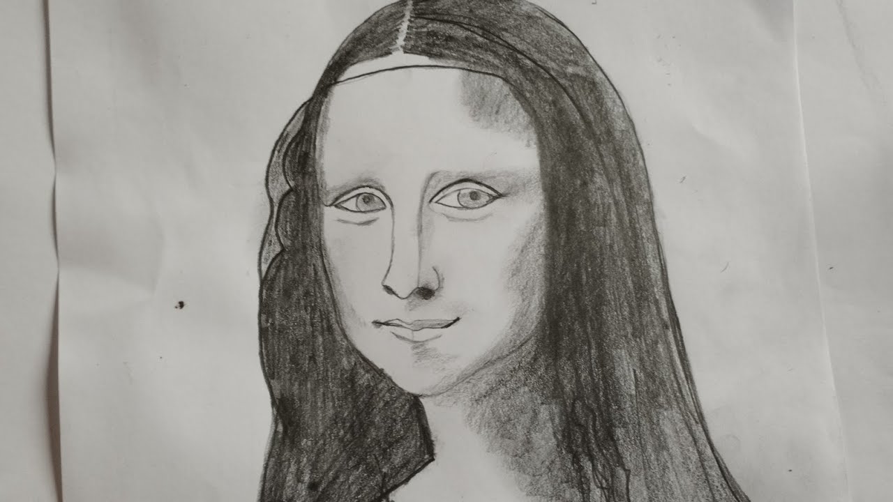 How to draw the mona lisa pencil - Maxresdefault