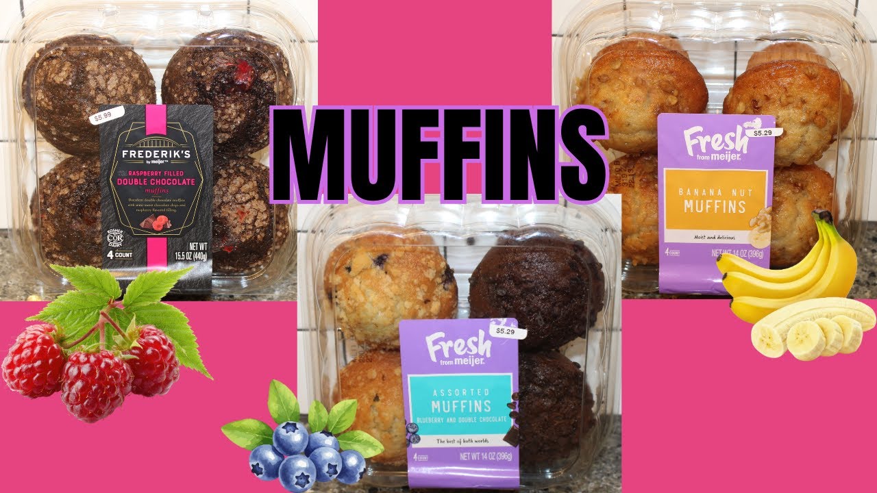 Meijer Muffins: Raspberry Filled Double Chocolate, Double Chocolate ...