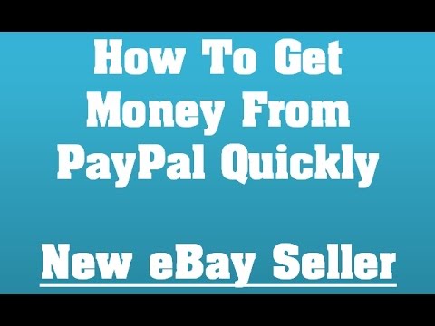 get paypal money faster ebay
