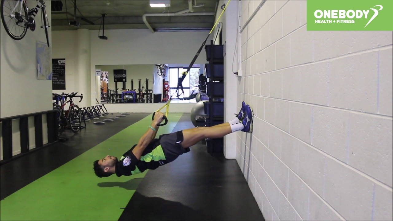 Decline TRX Pull Ups - YouTube