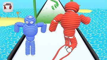 Rope-Man Run Level 99 - Gameplay Walkthrough Max Levels (Android & iOS) MAX JKIA89L