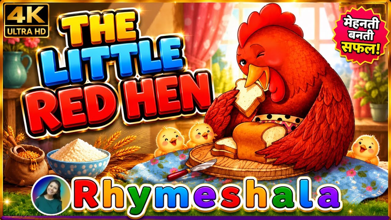 The Little Red Hen | English Moral Story for kids - YouTube