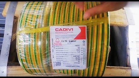Cáp CADIVI CV-70mm2 0.6/1kV - Cáp Bọc Hạ Thế