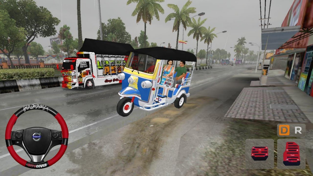 Bajaj Auto Rickshaw Driving Games - Bus Simulator Indonesia - Passenger Loaded - Android Gameplay 