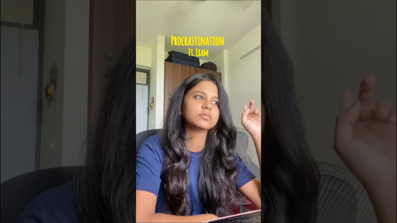 Procrastination During Exams😖 l Exam season 